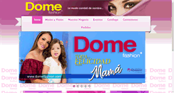 Desktop Screenshot of domefashion.com