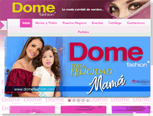 Tablet Screenshot of domefashion.com